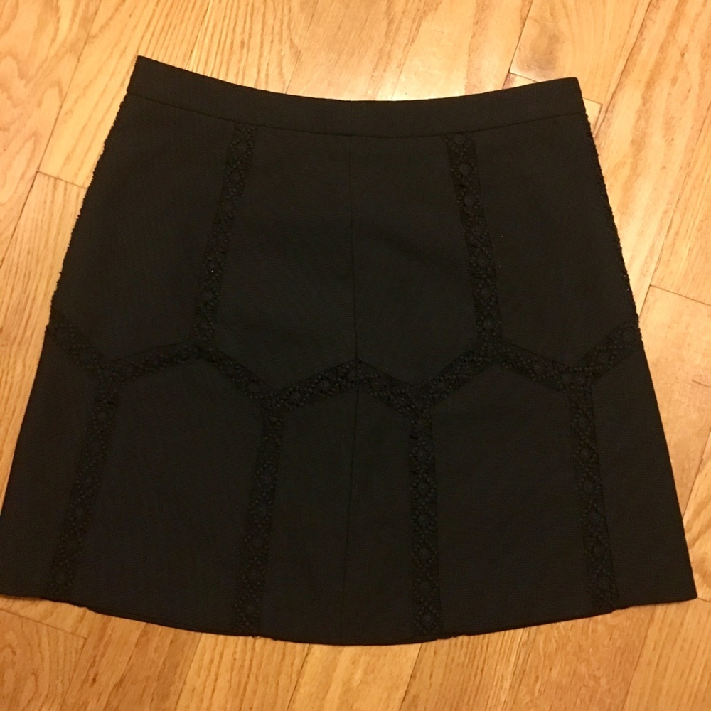 Banana Republic black mini skirt